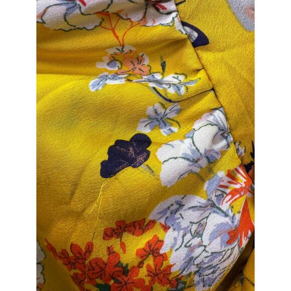 Bronx and Banco Yellow Narciss Dress Size S with Exposed Seam Stitching - Picture 9 of 9